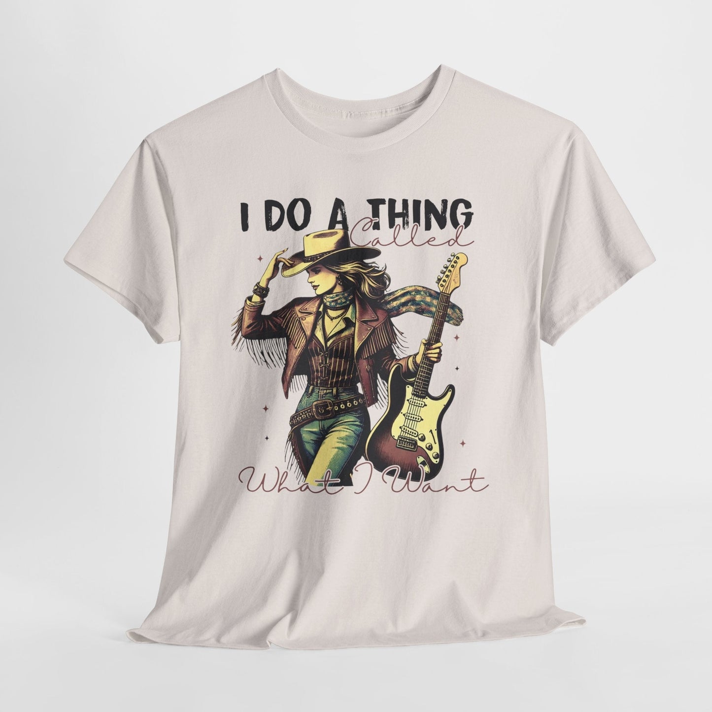 Ice Grey - I Do A Thing Called What I Want | Vintage Cowgirl T-Shirt
