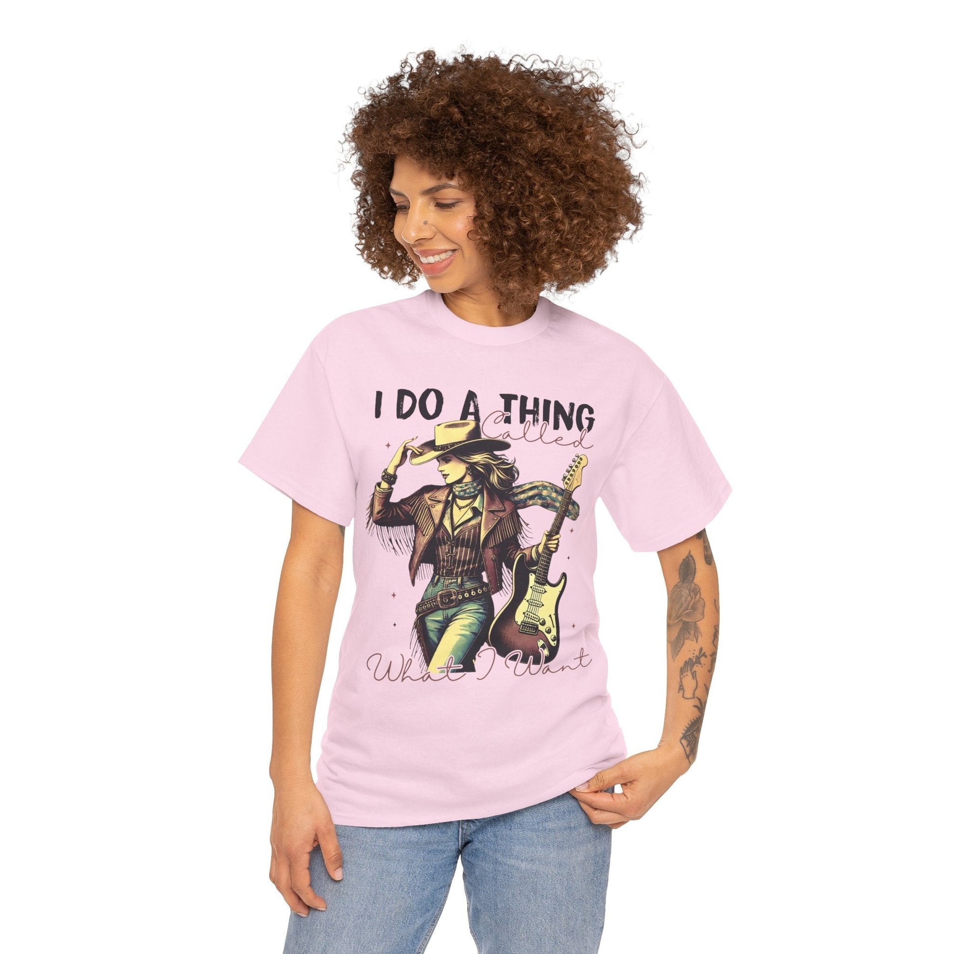 Pink - I Do A Thing Called What I Want | Vintage Cowgirl T-Shirt