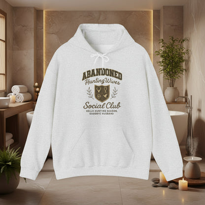 Ash | Unisex | Abandoned Hunting Wives Social Club Hoodie | The Official Hunting Wives Uniform