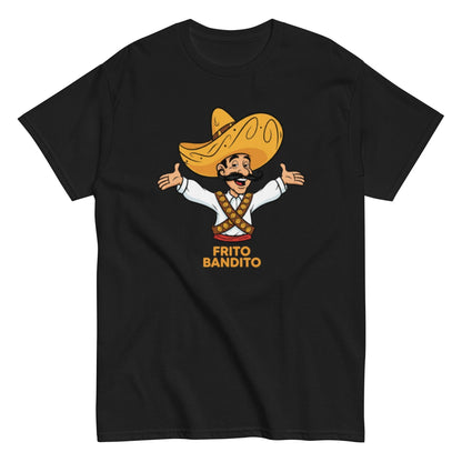 Black | Unisex | Frito Bandito T-Shirt | Retro Pop Culture Throwback Tee