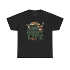 Black | Unisex | Hunt Life T-Shirt — Rustic Deer, Duck & Hunting Graphic Tee | Gift for Hunters