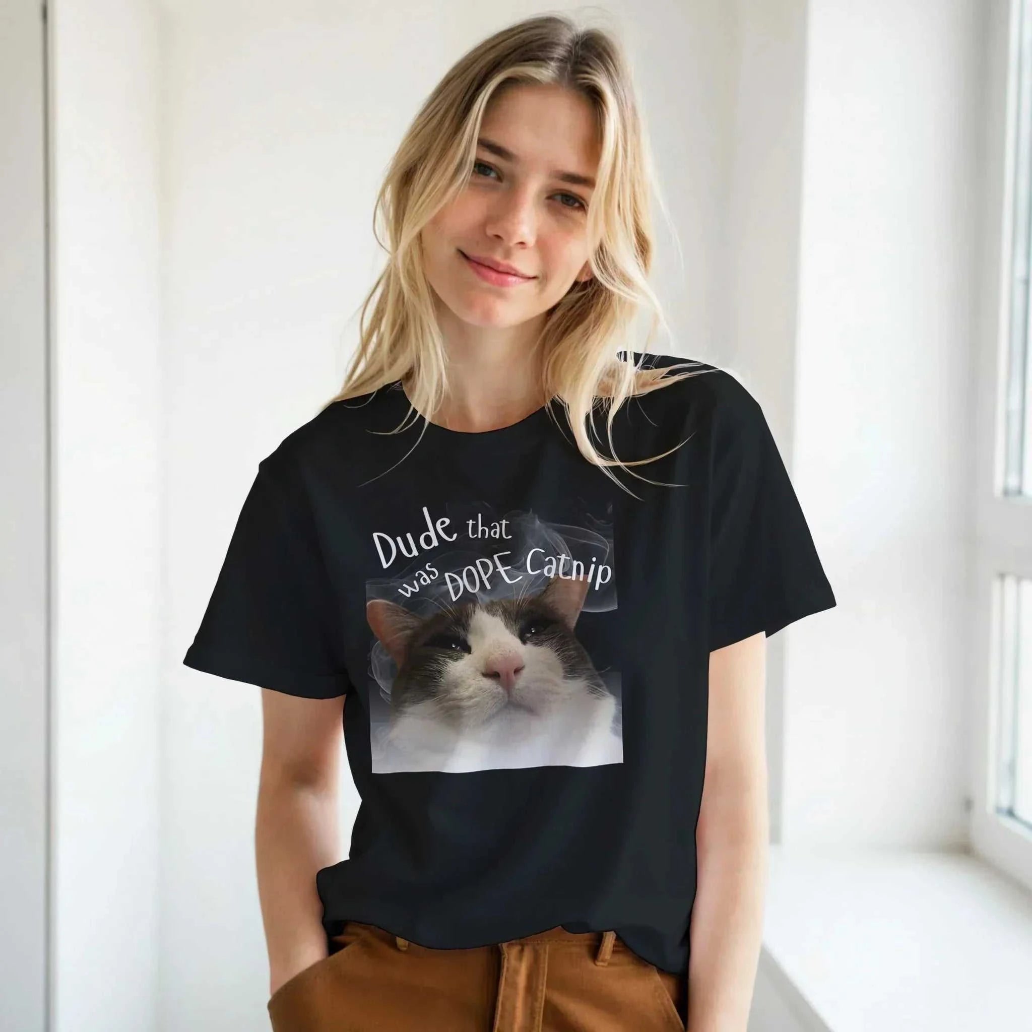 Black | Unisex | Lifestyle 2 | Dude That Was DOPE Catnip T-Shirt