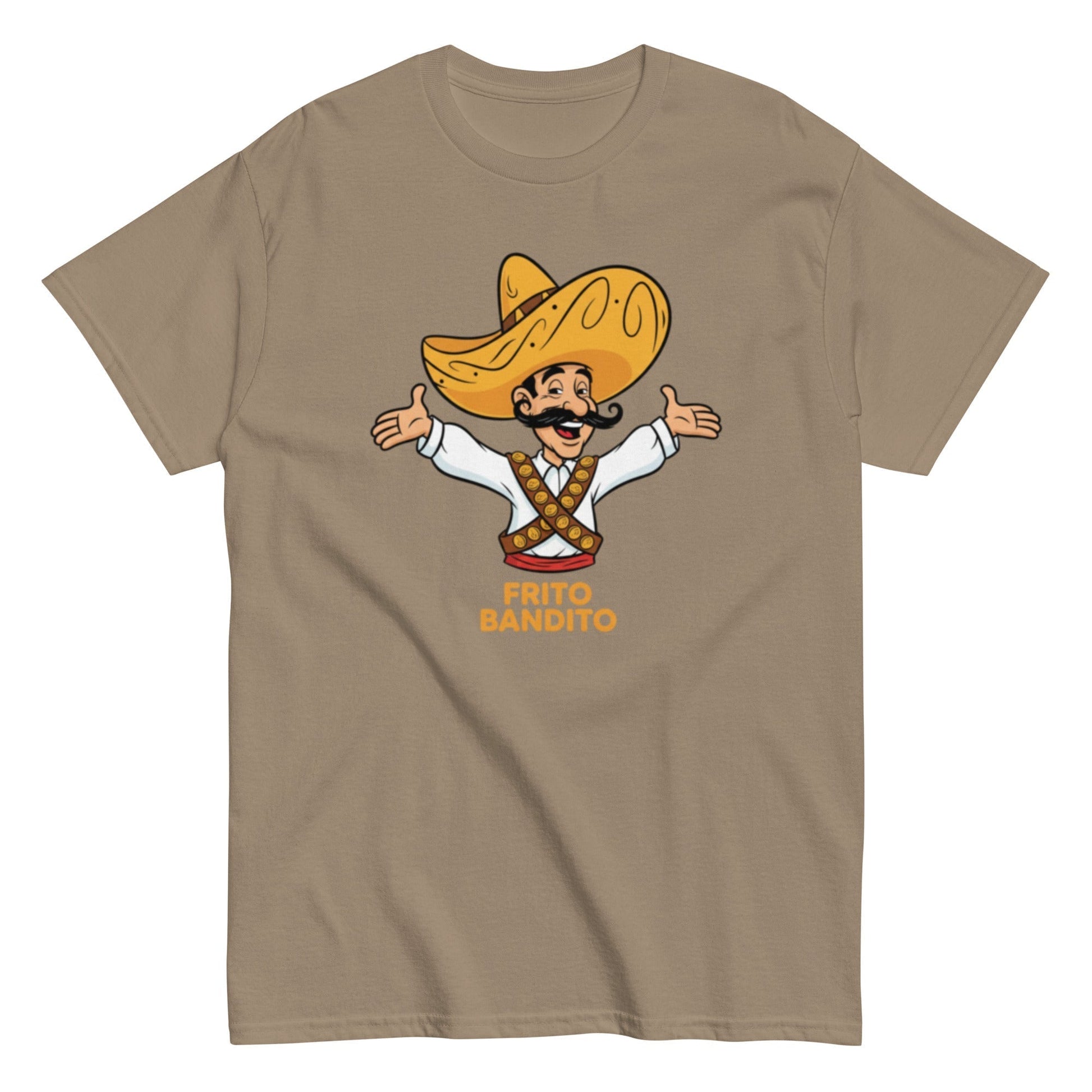 Brown Savana | Unisex | Frito Bandito T-Shirt | Retro Pop Culture Throwback Tee