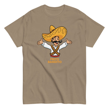 Brown Savana | Unisex | Frito Bandito T-Shirt | Retro Pop Culture Throwback Tee