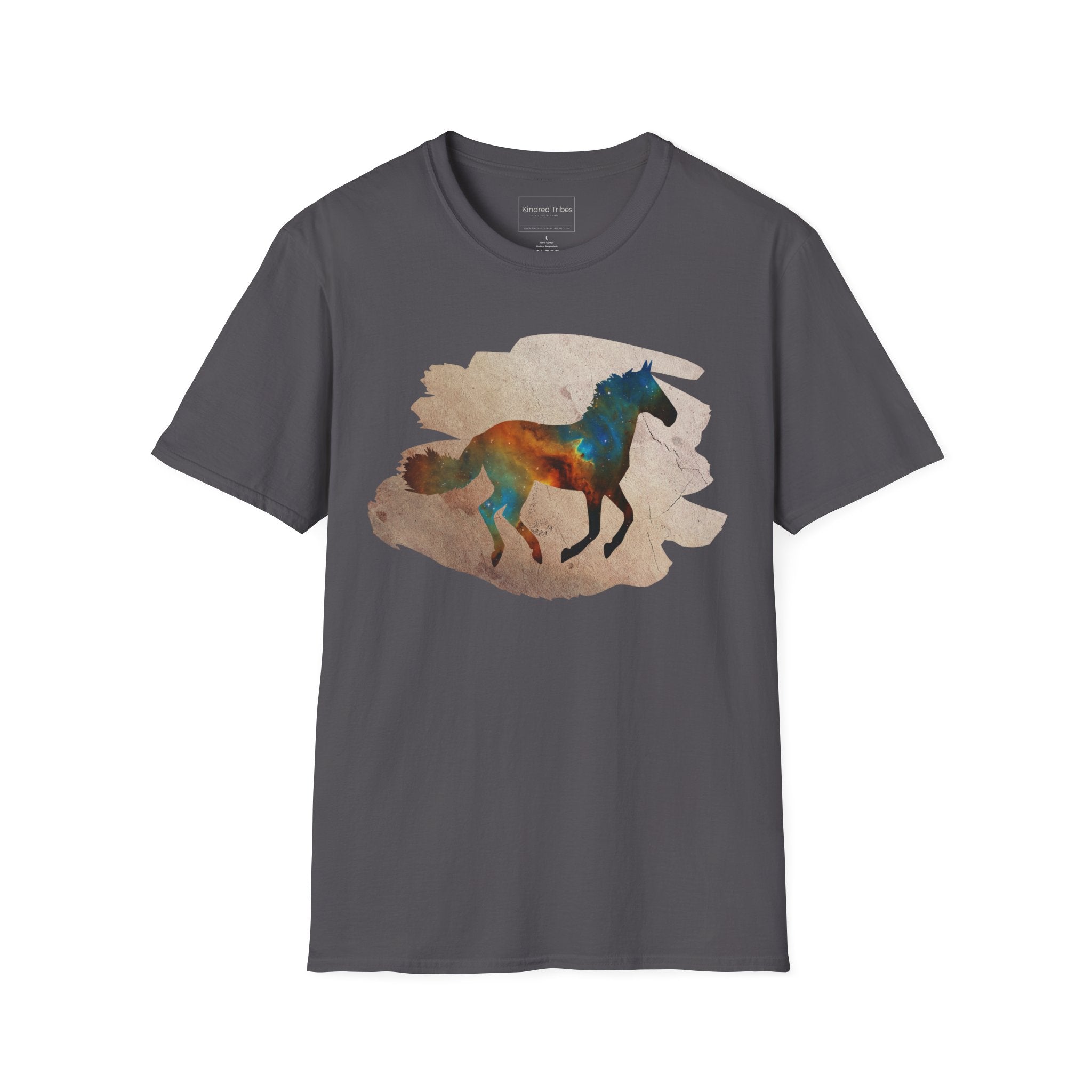 Charcoal | Unisex | Celestial Horse T-Shirt | Gift for Horse Lovers