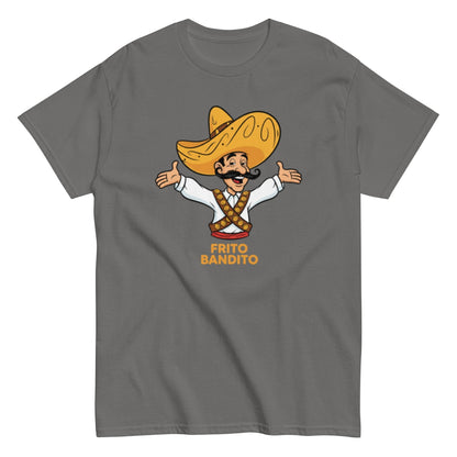 Charcoal | Unisex | Frito Bandito T-Shirt | Retro Pop Culture Throwback Tee