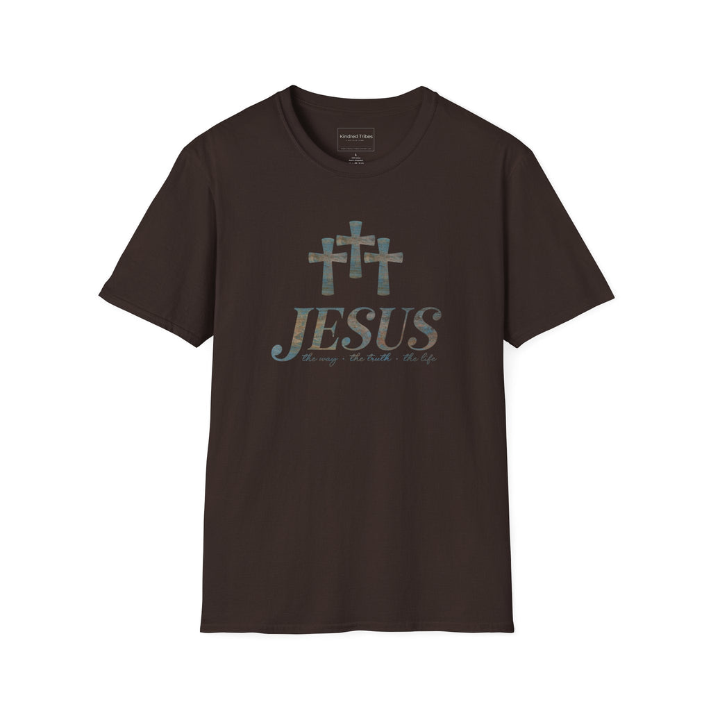 Dark Chocolate | Unisex | Jesus The Way, The Truth, The Life T-Shirt