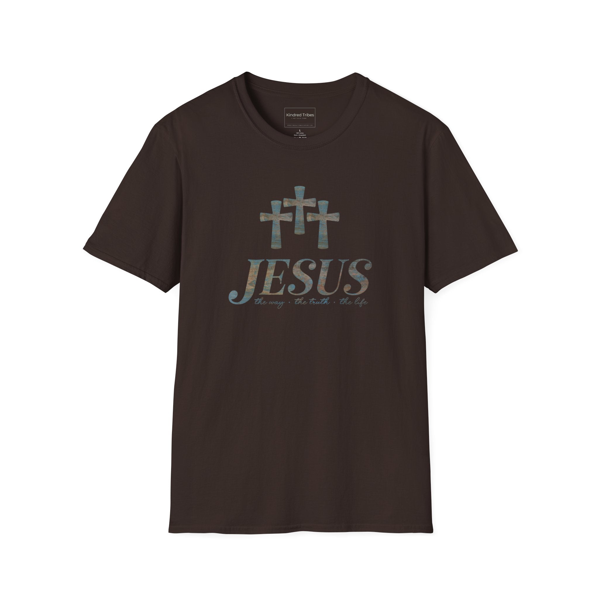 Dark Chocolate | Unisex | Jesus The Way, The Truth, The Life T-Shirt