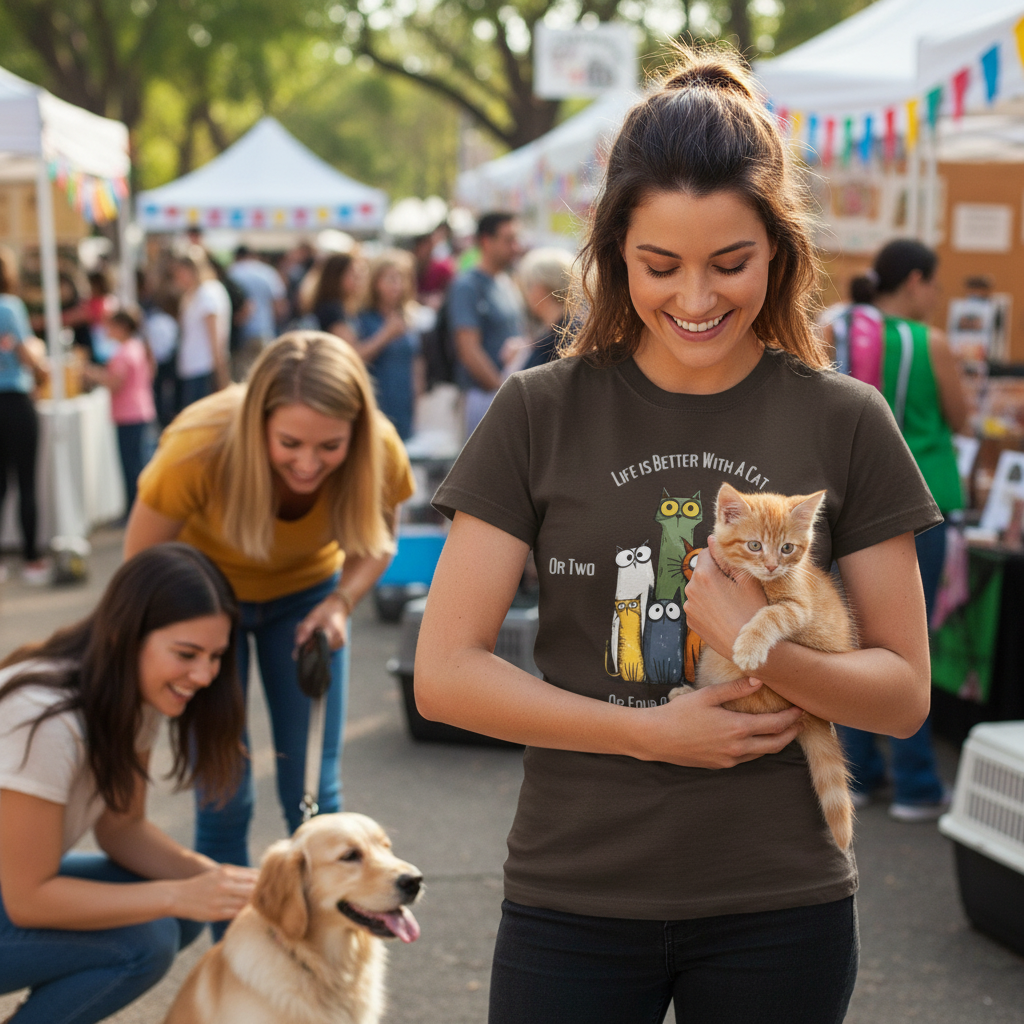 Dark Chocolate | Unisex | Lifestyle | Life Is Better With A Cat | Gift for Cat Lovers