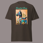 Dark Chocolate | Unisex | Painted Pony T-Shirt | Southwest Festive with a Turquoise Flare