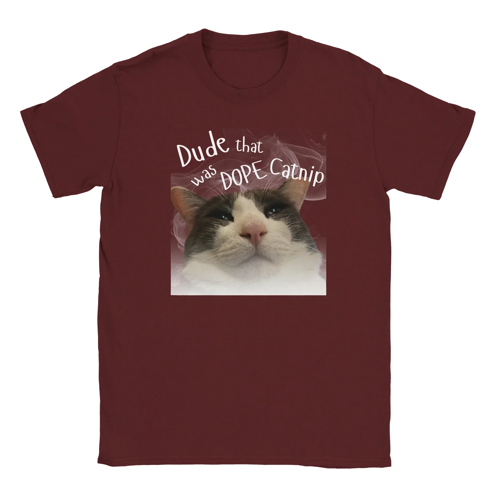 Heather Maroon | Unisex | Dude That Was DOPE Catnip T-Shirt