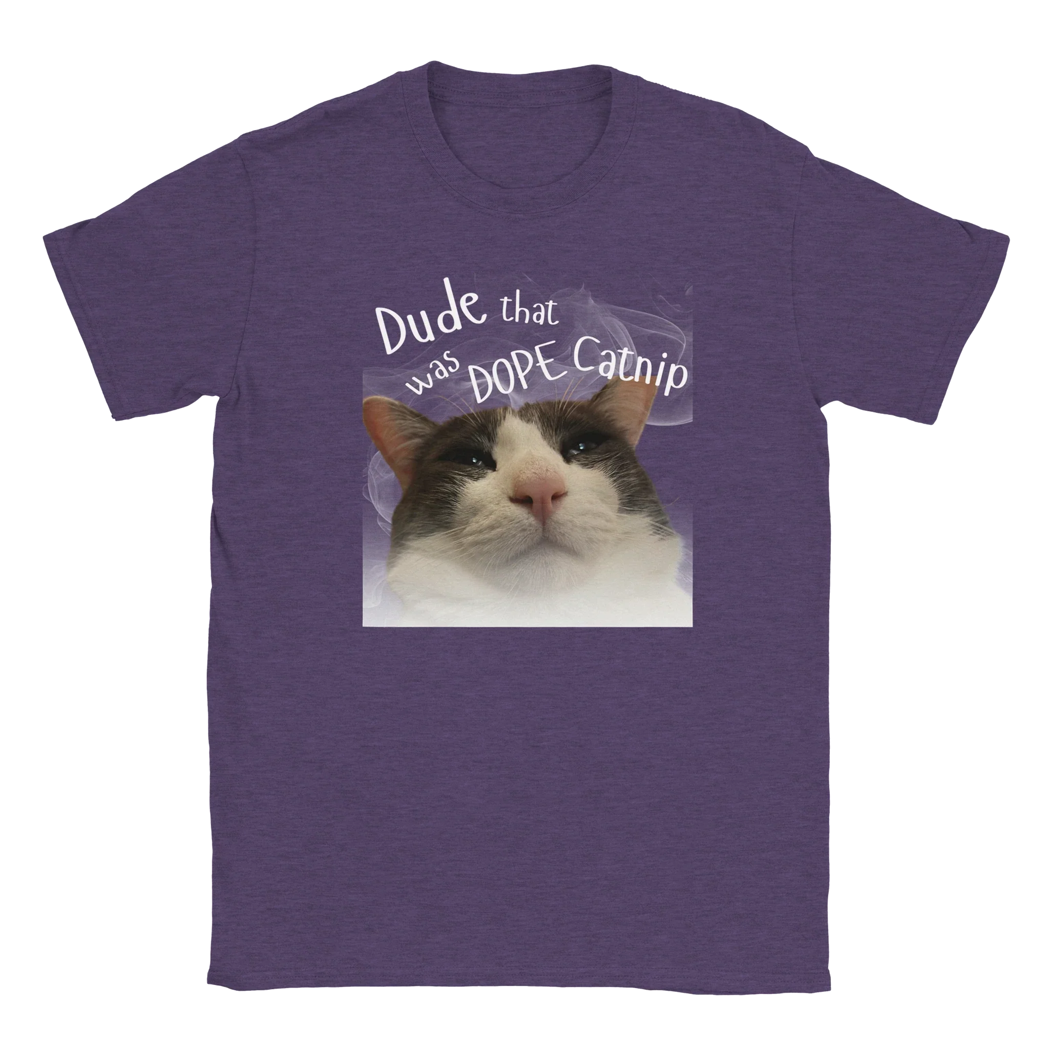 Heather Purple | Unisex | Dude That Was DOPE Catnip T-Shirt