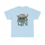 Light Blue | Unisex | Hunt Life T-Shirt — Rustic Deer, Duck & Hunting Graphic Tee | Gift for Hunters