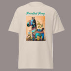 Natural | Unisex | Painted Pony T-Shirt | Southwest Festive with a Turquoise Flare