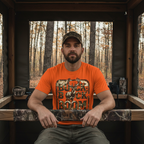 Orange | Unisex | Lifestyle | Buck Buck Boom! Camo Deer Hunting T-Shirt | Gift for Hunter