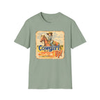 Sage | Unisex | Cowgirl Up - Vintage Rodeo Poster T-Shirt