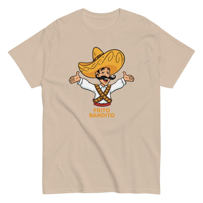 Sand | Unisex | Frito Bandito T-Shirt | Retro Pop Culture Throwback Tee