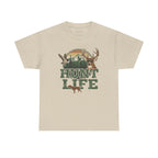 Sand | Unisex | Hunt Life T-Shirt — Rustic Deer, Duck & Hunting Graphic Tee | Gift for Hunters