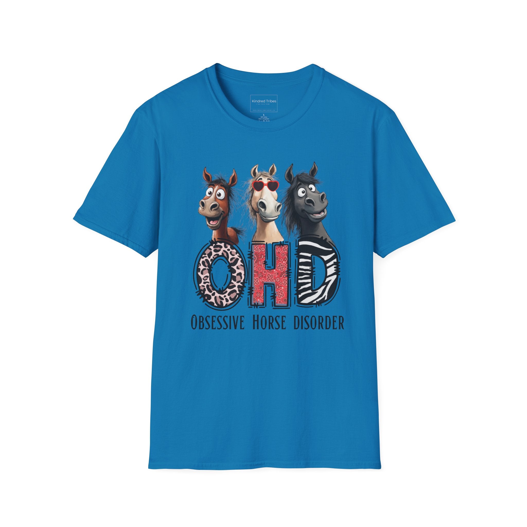 Sapphire | Unisex | Obsessive Horse Disorder (OHD) T-Shirt — Funny Horse Lover Tee