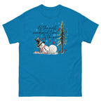 Sapphire | Unisex | Wonderful Time Snowman T-Shirt