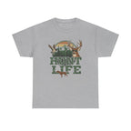 Sport Grey | Unisex | Hunt Life T-Shirt — Rustic Deer, Duck & Hunting Graphic Tee | Gift for Hunters