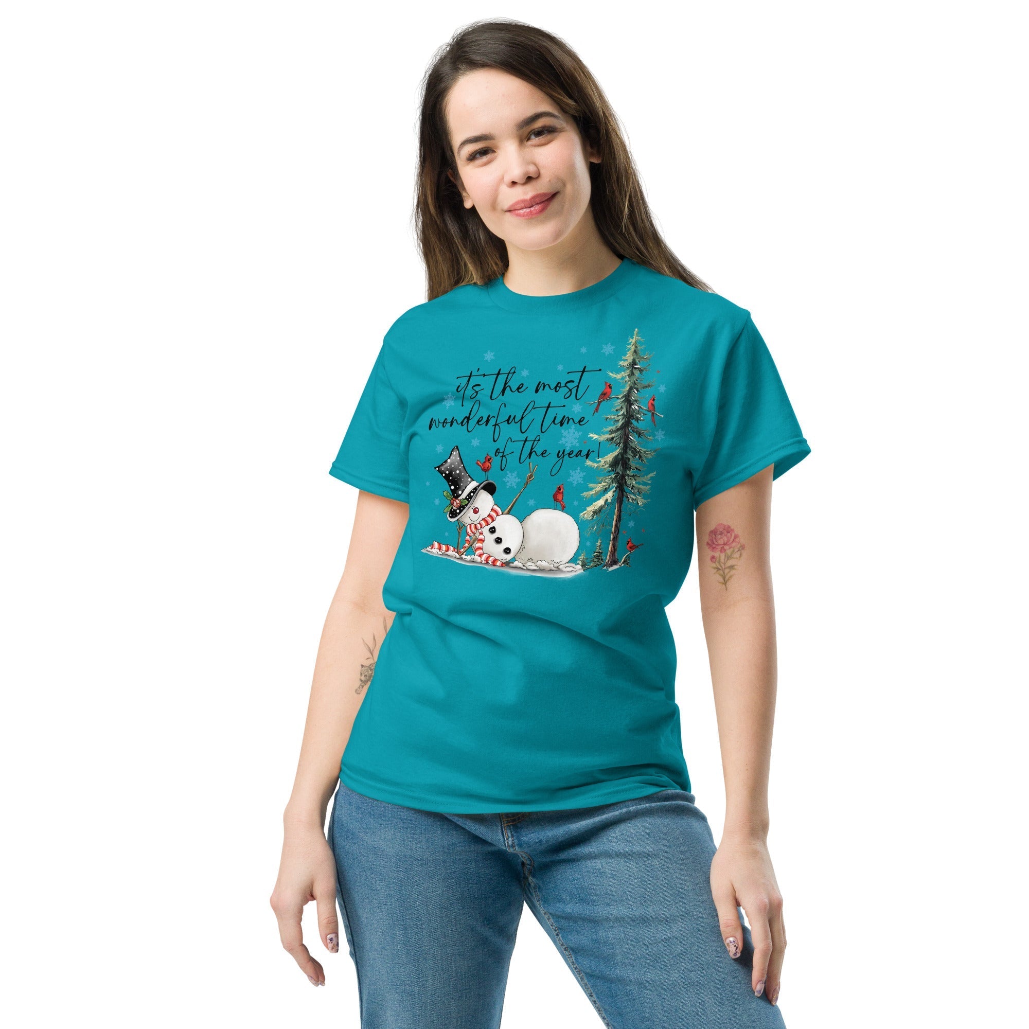 Tropical Blue | Unisex | Lifestyle | Wonderful Time Snowman T-Shirt