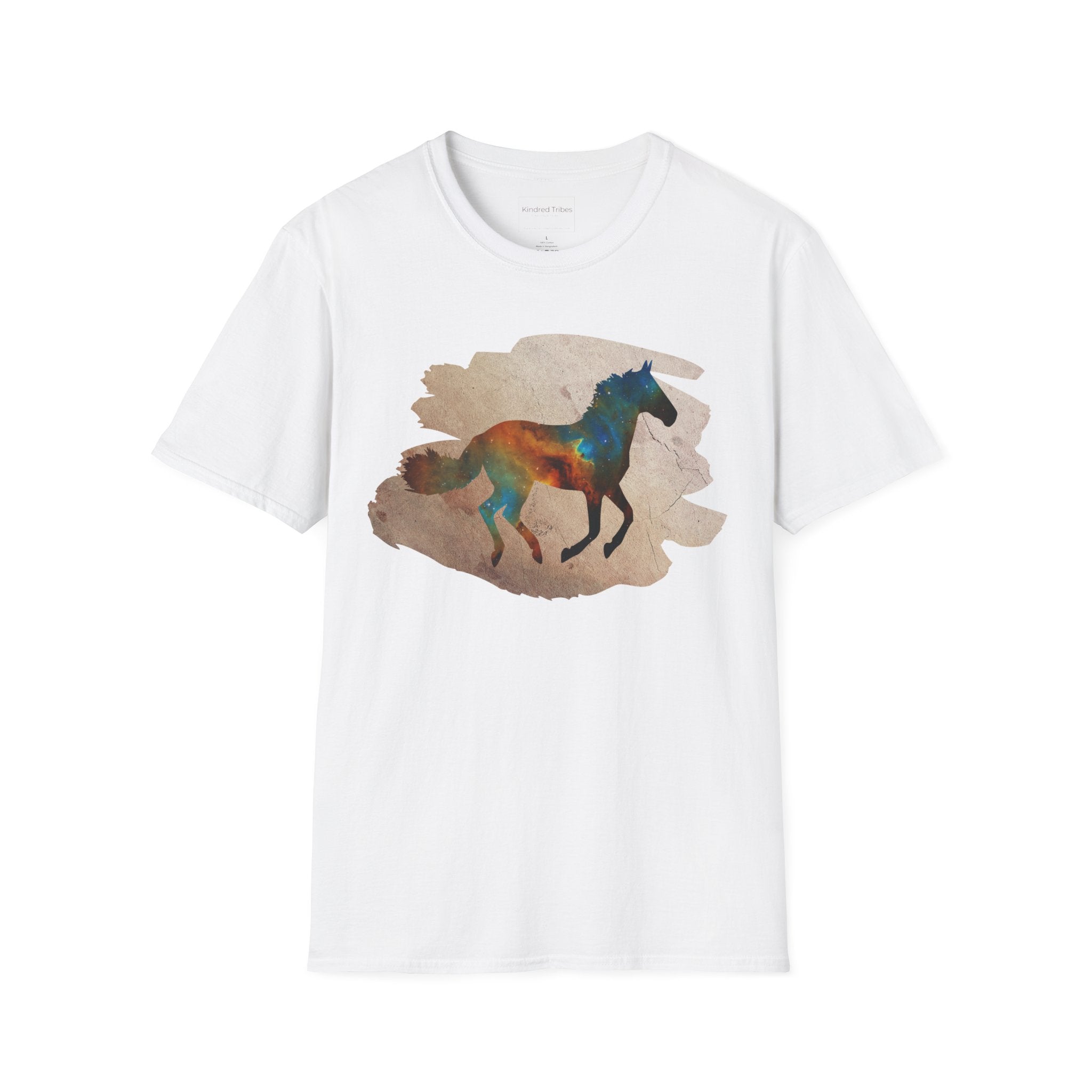 White | Unisex | Celestial Horse T-Shirt | Gift for Horse Lovers