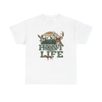 White | Unisex | Hunt Life T-Shirt — Rustic Deer, Duck & Hunting Graphic Tee | Gift for Hunters