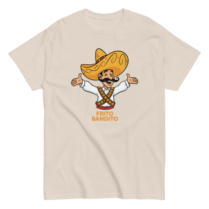 Natural Frito Bandito T-Shirt - Retro Pop Culture Throwback Tee